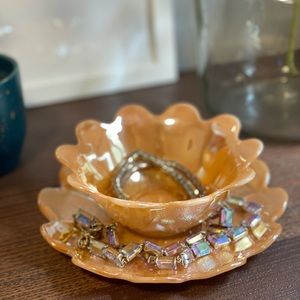 Flower Petal Jewelry Dish